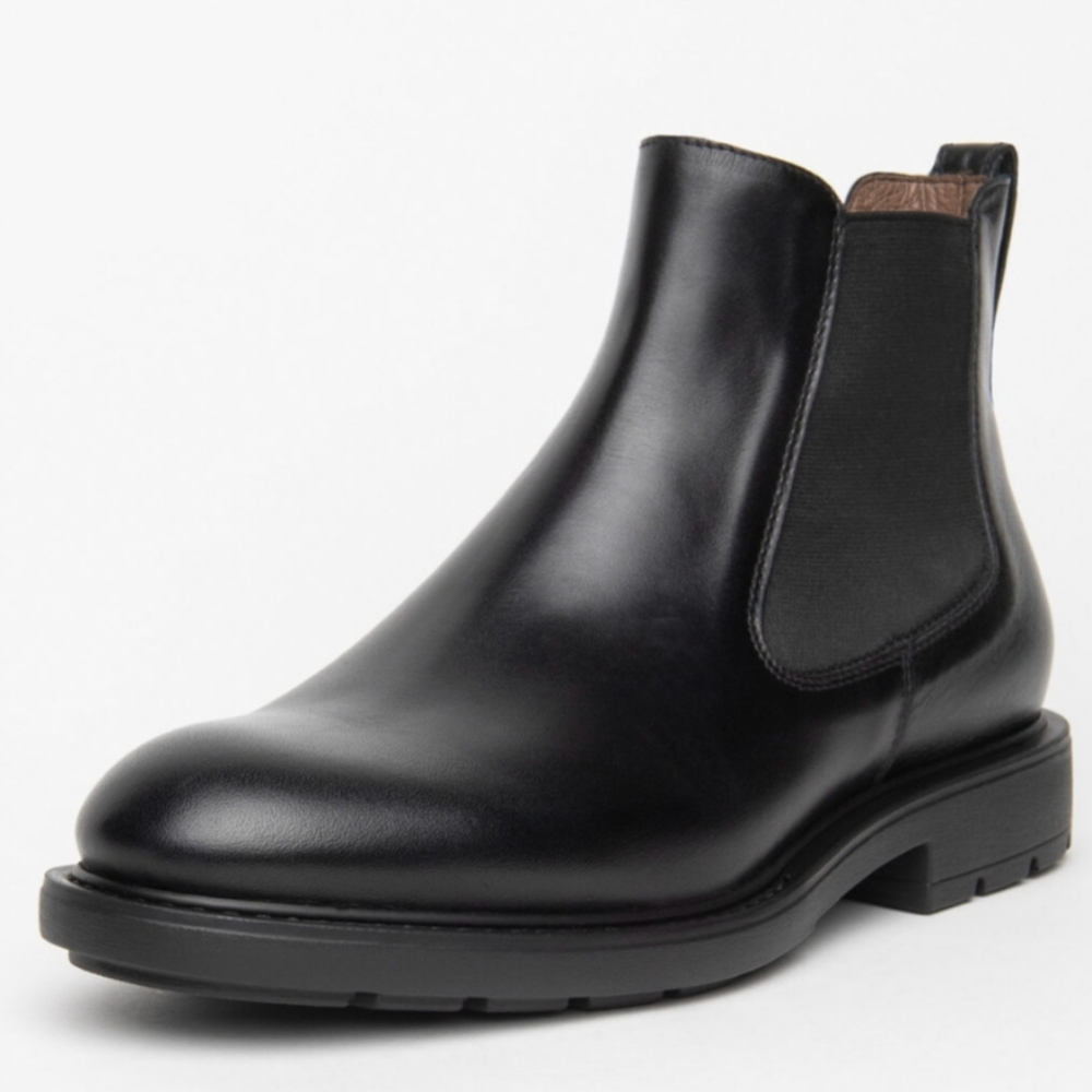 NERO GIARDINI Chelsea Leather Ankle Boots US6/EU36